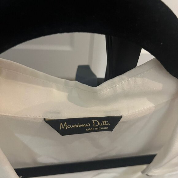 Massimo Dutti XS White Sleeveless Blouse - Picture 4 of 5